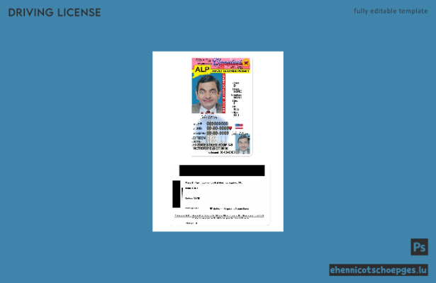 Beispiel für einen US-amerikanischen Führerschein aus Connecticut für Personen unter 21 Jahren